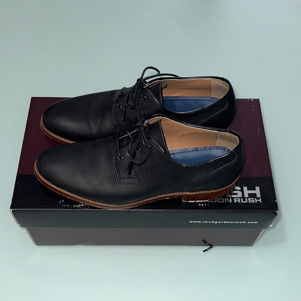 Black Leather Men's Shoes